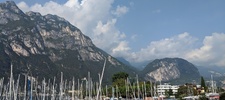 Sailing club at Garda lake in Italy